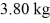 <strong>A substance has a melting point of 20°C and a heat of fusion of .The boiling point is and the heat of vaporization is at a pressure of 1.0 atm.The specific heats for the solid,liquid,and gaseous phases are 600 J/(kg • K),1000 J/(kg • K),and 400 J/(kg • K),respectively.The quantity of heat required to raise the temperature of of the substance from to at a pressure of 1.0 atm,is closest to</strong> A) 620 kJ. B) 470 kJ. C) 560 kJ. D) 210 kJ. E) 770 kJ.