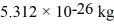 At what temperature would the root-mean-square speed (thermal speed) of oxygen molecules be 13.0 m/s? Assume that oxygen approximates an ideal gas.The mass of one O<sub>2 </sub>molecule is   .The Boltzmann constant is   . A)  0.217 K B)  1800 K C)  5410 K D)  0.0666 K