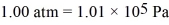 A fixed amount of ideal gas goes through a process abc.In state a,the temperature of the gas is 152°C,its pressure is 1.25 atm,and it occupies a volume of 0.250 m<sup>3</sup>.It then undergoes an isothermal expansion to state b that doubles its volume,followed by an isobaric compression back to its original volume at state c.(Hint: First show this process on a pV diagram.)The ideal gas constant is   ,and   . (a)How many moles does this gas contain? (b)What is the change in the internal energy of the gas between states a and b? (c)What is the net work done on (or by)this gas during the entire process? (d)What is the temperature of the gas in state c?