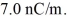 A very long wire carries a uniform linear charge density of   What is the electric field strength   from the center of the wire at a point on the wire's perpendicular bisector?   A)  7.9 N/C B)  3.9 N/C C)  0.49 N/C D)  0.031 N/C