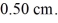 In the figure,a proton is projected horizontally midway between two parallel plates that are separated by   The electrical field due to the plates has magnitude   between the plates away from the edges.If the plates are   long,find the minimum speed of the proton if it just misses the lower plate as it emerges from the field.   ,   ,    