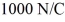 A nonuniform electric field is directed along the x-axis at all points in space.This magnitude of the field varies with x,but not with respect to y or z.The axis of a cylindrical surface,0.80 m long and 0.20 m in diameter,is aligned parallel to the x-axis,as shown in the figure.The electric fields E<sub>1</sub> and E<sub>2</sub>,at the ends of the cylindrical surface,have magnitudes of   and   respectively,and are directed as shown.What is the net electric flux passing through the cylindrical surface?   A)  -160 N • m<sup>2</sup>/C B)  -350 N • m<sup>2</sup>/C C)  0.00 N • m<sup>2</sup>/C D)  +350 N • m<sup>2</sup>/C E)  +160 N • m<sup>2</sup>/C