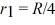 A solid nonconducting sphere of radius R carries a uniform charge density throughout its volume.At a radial distance   from the center,the electric field has a magnitude E<sub>0</sub>.What is the magnitude of the electric field at a radial distance   ? A)  E<sub>0</sub>/4 B)  zero C)  E<sub>0</sub>/2 D)  E<sub>0</sub> E)  2E<sub>0</sub>