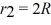 A solid nonconducting sphere of radius R carries a uniform charge density throughout its volume.At a radial distance   from the center,the electric field has a magnitude E<sub>0</sub>.What is the magnitude of the electric field at a radial distance   ? A)  E<sub>0</sub>/4 B)  zero C)  E<sub>0</sub>/2 D)  E<sub>0</sub> E)  2E<sub>0</sub>