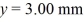 A tiny object carrying a charge of +3.00 μC and a second tiny charged object are initially very far apart.If it takes   of work to bring them to a final configuration in which the   object i is at   ,y = 1.00 mm,and the other charged object is at   ,   ,find the magnitude of the charge on the second object.   A)  2.15 μC B)  4.30 μC C)  10.74 μC D)  4.30 nC