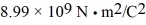 A very long nonconducting cylinder of diameter 10.0 cm carries charge distributed uniformly over its surface.Each meter of length carries +5.50 µC of charge.A proton is released from rest just outside the surface.How far will it be from the SURFACE of the cylinder when its speed has reached 2550 km/s? (k = 1/4πε<sub>0 </sub>=   ,   ,  