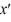 System   has a velocity u = +0.45c relative to system S,as shown in the figure.The clocks of S and   are synchronized at t =   = 0 when the origins O and   coincide.An event is observed in both systems.The event takes place at x = 600 m and at time t = 1.9 μs,as measured by an observer in S.What is the   -coordinate of the event,measured by an observer in   ?   A)  380 m B)  340 m C)  360 m D)  350 m E)  310 m