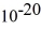 A 10.0-g bouncy ball is confined in a 8.3-cm-long box (an infinite well) .If we model the ball as a point particle,what is the minimum kinetic energy of the ball?   A)  8.0 ×   J B)  3.2 ×   J C)  1.3 ×   J D)  zero