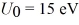 A one-dimensional finite potential well has potential energy U<sub>0 </sub>= 0 in the region 0 < x < .2 nm,and   everywhere else.A particle with which of the energies listed below would be localized (trapped) within the potential well? (Select all correct answers.)  A)  5 eV B)  20 eV C)  16 eV D)  7 eV E)  None of the above