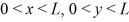 A three-dimensional potential well has potential U<sub>0 </sub>= 0 in the region   ,and   and infinite potential otherwise.The ground state energy of a particle in the well is E<sub>0</sub>.What is the energy of the first excited state,and what is the degeneracy of that state? A)  2E<sub>0</sub>, single degeneracy B)  2E<sub>0</sub>, triple degeneracy C)  3E<sub>0</sub>, single degeneracy D)  6E<sub>0</sub>, single degeneracy E)  6E<sub>0</sub>, triple degeneracy