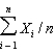The formula below is used to calculate the ____.   A) mode of a sample B) median of a sample C) sample mean D) range of a sample