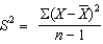The formula below is the formula for the ____.   A) standard deviation B) standard error of the mean C) standard error of the proportion D) variance