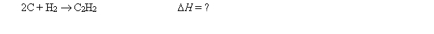 At 25°C, the following heats of reaction are known:   At the same temperature, calculate <font face= symbol ></font>H for the following reaction:   A)  -2422kJ B)  -226 kJ C)  226 kJ D)  2422 kJ E)  none of these 
