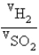 Samples of the gases H<sub>2</sub>(g)  and SO<sub>2</sub>(g)  have equal masses and are at the same temperature and pressure. Calculate the following: The ratio of volumes   . A)  32 B)  0.18 C)  180 D)  5.6 E)  1.0 