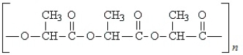 Indicate which of the following monomers is(are)  used to produce the polymer     A)  III only B)  II and III C)  I only D)  II only E)  I and III 