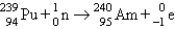 Which of the following balanced equations is labeled incorrectly? A)  beta production:   B)  bombardment:   C)  alpha production:   D)  fusion:   E)  fusion:   