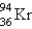 What nuclide is necessary to balance the following fission reaction?   __________ A)    B)    C)    D)    E)    