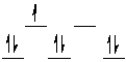 Which of the following crystal field diagrams is correct for Co(CN) <sub>6</sub><sup>4</sup><sup>-</sup>, where CN<sup>-</sup> is a strong-field ligand? A)    B)    C)    D)    E)  none of these 