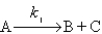  The hypothetical reaction 2A  \rightarrow  2B + D is assumed to have the mechanism     Derive the differential rate law for the production of D using the steady-state approximation. 