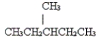 Name the following molecule.   A)  n-hexane B)  isohexane C)  1,2,3-trimethylpropane D)  methyl-diethylmethane E)  3-methylpentane