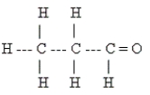 Identify the type of organic compound shown.   A)  aldehyde B)  ester C)  amine D)  ketone E)  none of these