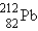 Polonium is a radioactive isotope which decays by the loss of an alpha particle. What is the second product of this decay? A) B) C) D) E) none of these
