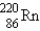 Polonium is a radioactive isotope which decays by the loss of an alpha particle. What is the second product of this decay? A) B) C) D) E) none of these