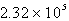 Perform the following conversion of pressure units: 232 kPa = ____________ Pa A)  0.232 B)    C)  2.32 D)    E)   