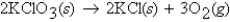 A 3.1-mol sample of KClO<sub>3</sub> was decomposed according to the equation   How many moles of O<sub>2</sub> are formed assuming 100% yield? A)  2.1 mol B)  2.6 mol C)  3.1 mol D)  1.6 mol E)  4.7 mol