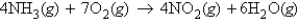 Refer to the following equation:   How many molecules of NO<sub>2</sub> are produced when 5.38 mol of ammonia is completely reacted? A)  21.52 B)    C)    D)  247 E)  none of these