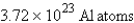 How many atoms of aluminum can be produced by the decomposition of 31.5 g of Al<sub>2</sub>O<sub>3</sub>? (Hint: Write and balance the equation first.)  A)    B)    C)    D)    E)  none of these