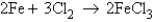 When 3.4 mol of Fe reacts with Cl<sub>2</sub> according to the equation   how many moles of Cl<sub>2</sub> are required to react with all of the iron? A)  2.3 mol B)  3.4 mol C)  5.1 mol D)  0.9 mol E)  none of these