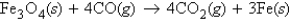 Fe<sub>3</sub>O<sub>4</sub> reacts with CO according to the equation   If 335.2 g Fe<sub>3</sub>O<sub>4</sub> is reacted with excess CO, what mass of CO<sub>2</sub> will be produced? A)  63.71 g CO<sub>2</sub> B)  191.1 g CO<sub>2</sub> C)  127.42 g CO<sub>2</sub> D)  254.8 g CO<sub>2</sub> E)  none of these