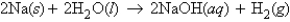 Sodium and water react according to the equation   What number of moles of H<sub>2</sub> will be produced when 4.0 mol Na is added to 1.2 mol H<sub>2</sub>O? A)  0.6 mol B)  2.4 mol C)  2.0 mol D)  1.2 mol E)  8.0 mol