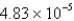 <strong>The number of milliliters in 0.0483 liter is</strong> A)   mL B) 48.3 mL C) 4.83 mL D) 483 mL E)   mL <div style=padding-top: 35px> 