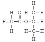 Name the following:   A)  ethyl propanoate B)  n-propyl acetate C)  isopropyl formate D)  isopropyl acetate E)  none of these