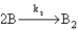 Two isomers (A and B)  of a given compound dimerize as follows:     Both processes are known to be second order in reactant, and k<sub>1</sub> is known to be 0.25 L/mol • s at 25° C, where Rate =   k<sub>1</sub>[A]<sup>2</sup><sup> </sup>In a particular experiment, A and B were placed in separate containers at 25° C, where [A]<sub>0</sub> = 1.0 × 10<sup>-2</sup> M and [B]<sub>0</sub> = 2.5 × 10<sup>-2</sup> M. It was found that [A] = 3[B] after the reactions progressed for 3.0 min. -Calculate the concentration of A<sub>2</sub> after 3.0 min. A)  3.1 × 10<sup>-3</sup> M B)  6.9 × 10<sup>-3</sup> M C)  1.6 × 10<sup>-3</sup> M D)  2.8 × 10<sup>-22</sup> M E)  none of these