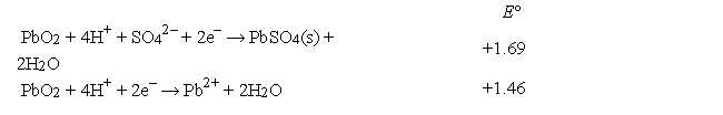 Use the following data to calculate the K<sub>sp</sub> value at 25°C for PbSO<sub>4</sub>(s) .   A)  3.89 × 10<sup>-105</sup> B)  2.57 × 10<sup>105</sup> C)  1.7 × 10<sup>-8</sup> D)  5.9 × 10<sup>7</sup> E)  None of these is within 5% of the correct answer. 