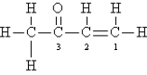 Consider the following Lewis structure:   Which statement about the molecule is false? A) There are 10 sigma and 2 pi bonds. B) C-2 is sp<sup>2</sup> hybridized with bond angles of 120°. C) Oxygen is sp<sup>3 </sup>hybridized. D) This molecule contains 28 valence electrons. E) There are some H-C-H bond angles of about 109° in the molecule.