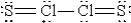 When molten sulfur reacts with chlorine gas,a vile-smelling orange liquid forms that is found to have the empirical formula SCl.Which of the following could be the correct Lewis structure for this compound? A)    B)    C)    D)    E)    <sup>:</sup>