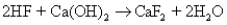 With what volume of 5.00 M HF will 4.72 g of calcium hydroxide react completely,according to the following reaction?   A) 12.7 mL B) 127 mL C) 637 mL D) 25.5 mL E) 39.2 mL