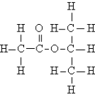 Name the following:   A) n-propyl acetate B) isopropyl formate C) isopropyl acetate D) ethyl propanoate E) none of these