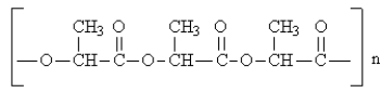 Which of the following monomers are used to produce the polymer:   I.   II.   III.   A) I B) II C) III D) I and III E) II and III