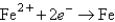  Determine the standard potential, \varepsilon <sup> \circ </sup> ,of a cell that employs the reaction: Fe + Cu<sup>2+</sup>  \to Cu + Fe<sup>2+</sup>. Reaction  \varepsilon <sup> \circ </sup>  (volts)    -0.441   +0.340 A) -0.101 B) -0.781 C) 0.101 D) 0.781 E) -0.202 