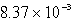 The solubility of CaSO<sub>4</sub> in pure water at 0<sup>o</sup>C is 1.14 gram(s) per liter.The value of the solubility product is A)    B)    C)    D)    E) none of these