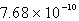  The solubility of silver phosphate,Ag<sub>3</sub>PO<sub>4,</sub> at 25°C is 1.60  \times 10<sup>-</sup><sup>5</sup> mol/L.What is the K<sub>sp</sub> for the silver phosphate at 25°C? A)    B)    C)    D)    E) none of these 