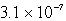The solubility of an unknown salt,M<sub>3</sub>Z<sub>2,</sub> at 25°C is   mol/L.What is the K<sub>sp</sub> for M<sub>3</sub>Z<sub>2</sub> at 25°C? A)    B)    C)    D)    E) none of these