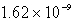  Barium carbonate has a measured solubility of 4.03  \times 10<sup>-</sup><sup>5</sup> at 25°C.Determine the K<sub>sp</sub>. A)    B)    C)    D)    E)    