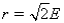 <strong>Aluminum metal crystallizes in a face-centered cubic structure.The relationship between the radius of an Al atom (r)and the length of an edge of the unit cell (E)is:</strong> A)r = E/2 B) C) D)r = 2E E)