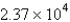 Express the number   in common decimal form. A) 237000 B) 0.0000237 C) 0.000237 D) 23700 E) 2370